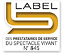 Label des Prestataires du Spectacle